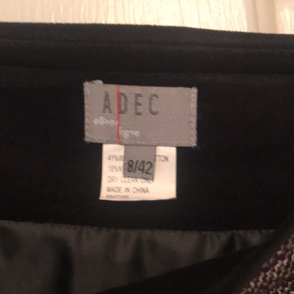 Philippe ADEC Paris Wool Blend Skirt sz.8 - Picture 4 of 4